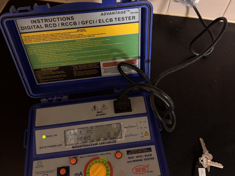 RCD safety switch testing, Mornington